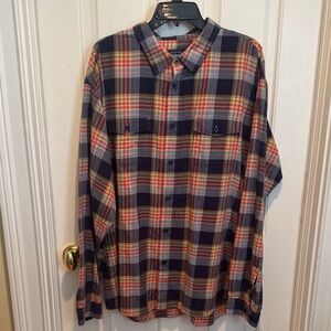Patagonia organic cotton plaid shirt
